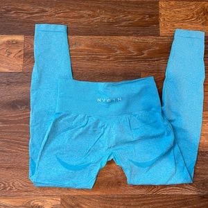 Aqua Blue NVGTN Leggings
